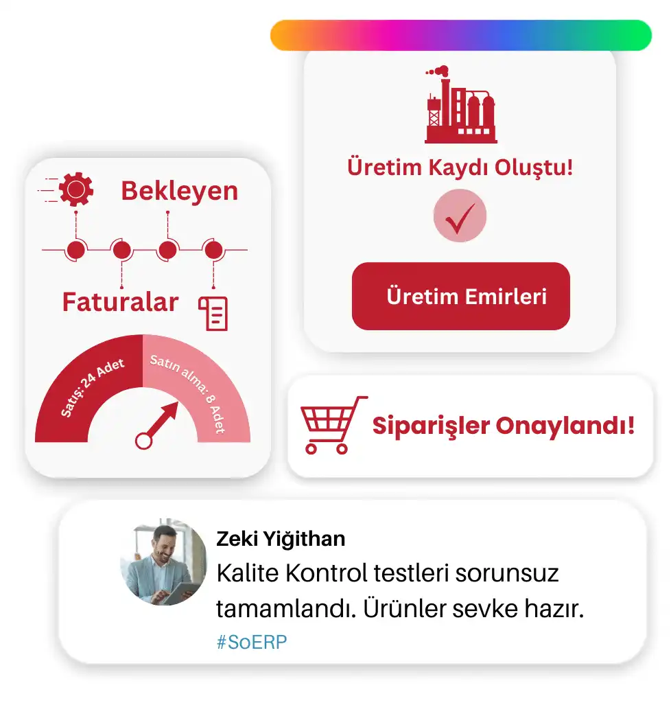 Python tabanlı güçlü altyapı, mükemmel entegrasyon ve ekonomik çözümle SO ERP.